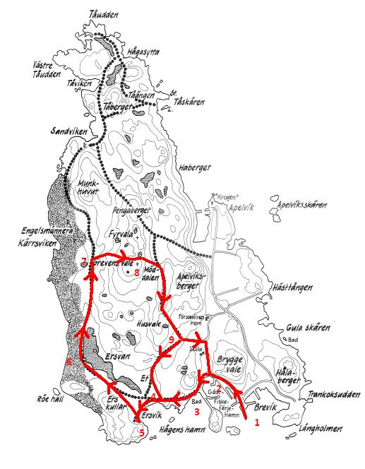 Rörö - kort turförslag